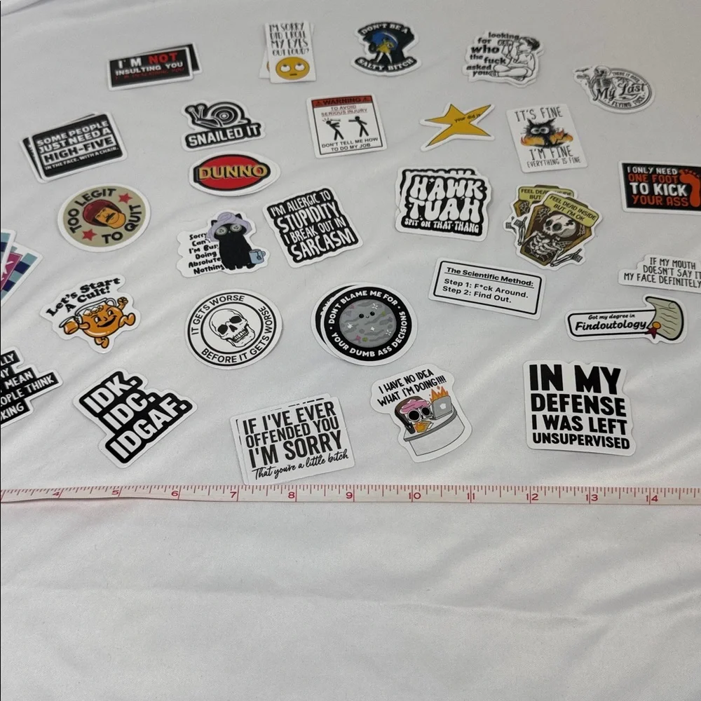 Humorous Sticker Collection